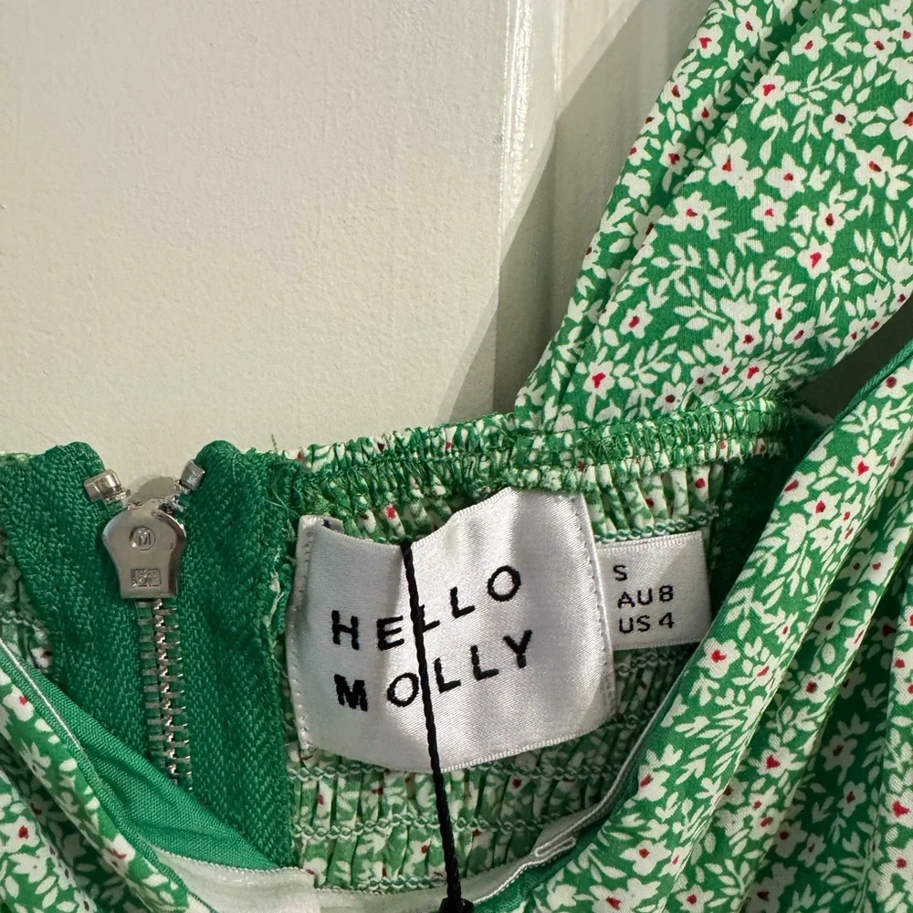 Hello Molly Green Floral Off-Shoulder Corset Top - Picture 3 of 3
